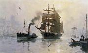 unknow artist Seascape, boats, ships and warships. 102 china oil painting artist